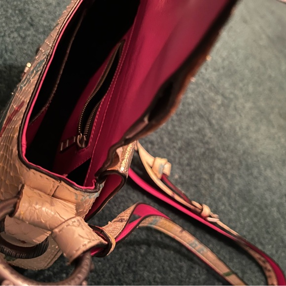 Zadig & Voltaire Kate Moss Colab Snake Skin Bag - Picture 6 of 9